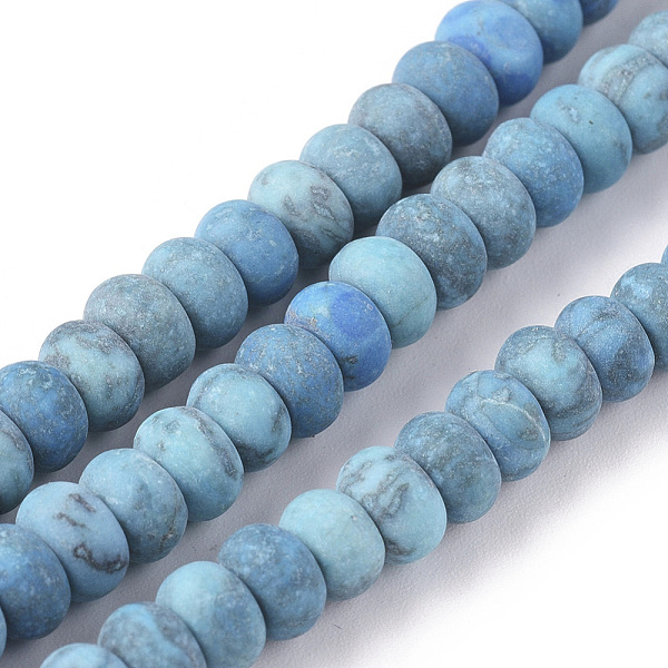 Natural Map Stone Beads Strands