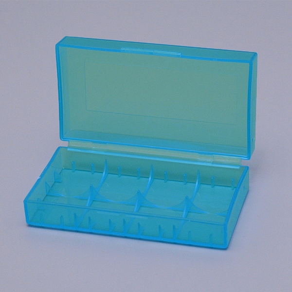 

PandaHall Plastic Battery Storage Box, Rectangle, Deep Sky Blue, 4.25x7.7x2.1cm, Inner Size: 3.75x7.3cm Plastic Rectangle