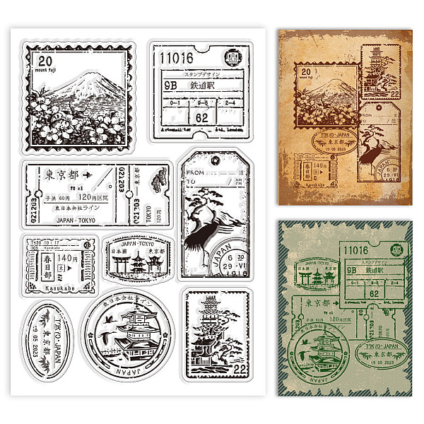 

PandaHall Custom PVC Plastic Clear Stamps, for DIY Scrapbooking, Photo Album Decorative, Cards Making, Others, 160x110x3mm Plastic Others...