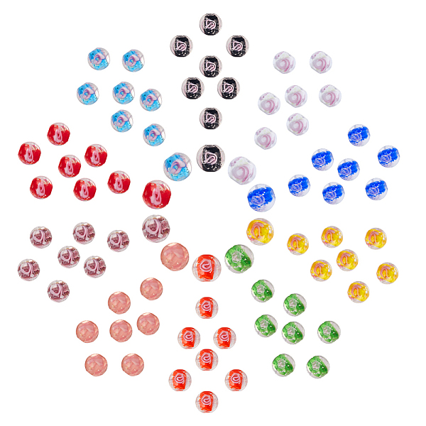 80Pcs 10 Colors Han… - image