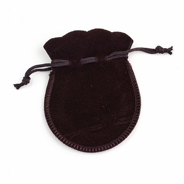 

PandaHall Gourd Velvet Bags, Coconut Brown, 12x9cm Velvet