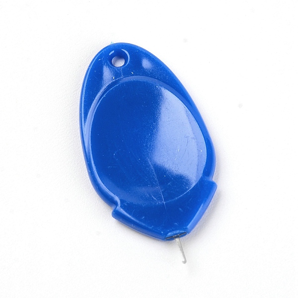 

PandaHall Plastic Needle Threader for Hand Sewing, Wire Loop DIY Needle Threader Hand Machine Sewing Tool, Blue, 4x2x0.3cm, Hole: 1.5mm...