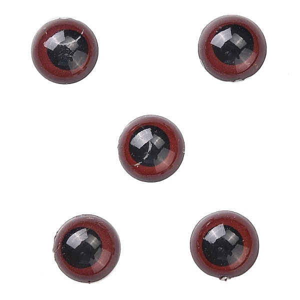 

PandaHall Eyes Cabochons DIY Scrapbooking Crafts Toy Accessories, Coconut Brown, 12x3mm Plastic