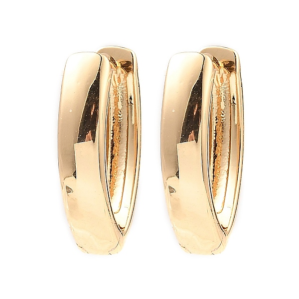 

PandaHall Brass Hoop Earrings, Teardrop, Light Gold, 15.5x11x4mm Brass Teardrop