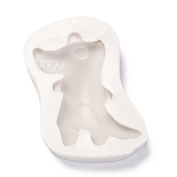 

PandaHall Dinosaur Food Grade Silicone Molds, Resin Casting Molds, For UV Resin, Epoxy Resin Jewelry Making, Antique White, 74x49x20mm...