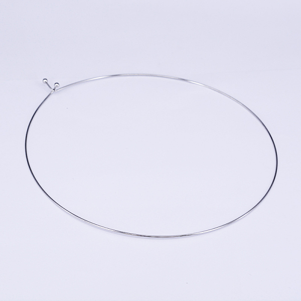 

PandaHall 304 Stainless Steel Choker Necklaces, Rigid Necklaces, Stainless Steel Color, 5.12 inch(13cm) 304 Stainless Steel