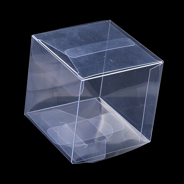 Confezione Regalo Quadrata In Plastica Trasparente In Pvc