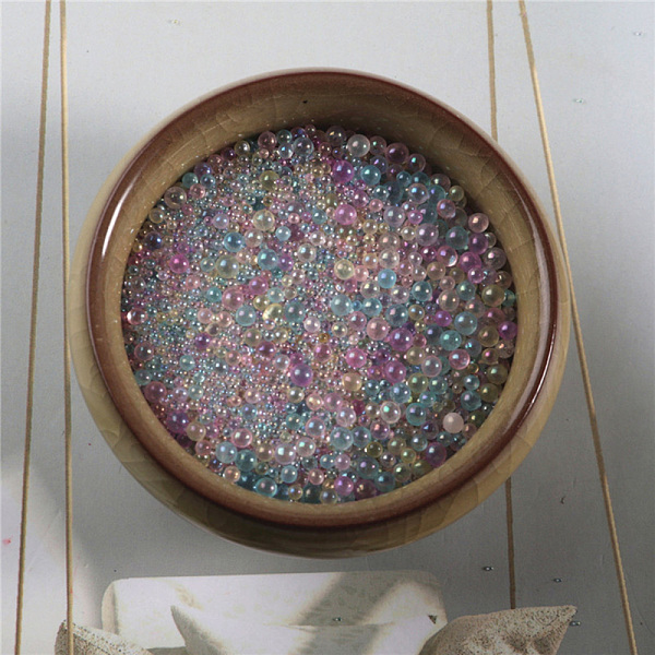 

PandaHall AB Color Plated 3D Nail Art Glass Mini Ball Beads, Tiny Caviar Nail Beads, DIY Nails Art Round Decorations, Mixed Color, 0.5~3mm..., Multicolor