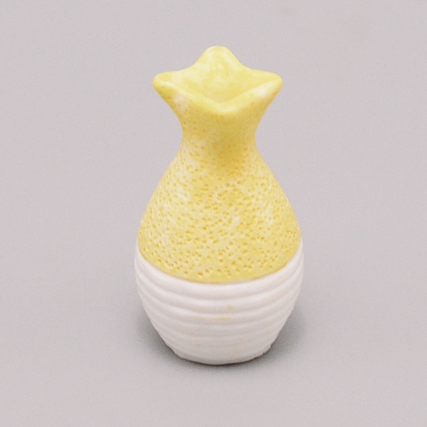 

PandaHall Resin Vase Miniature Flowerpot Ornaments, Micro Landscape Garden Dollhouse Accessories Pretending Prop Decorations, Yellow...