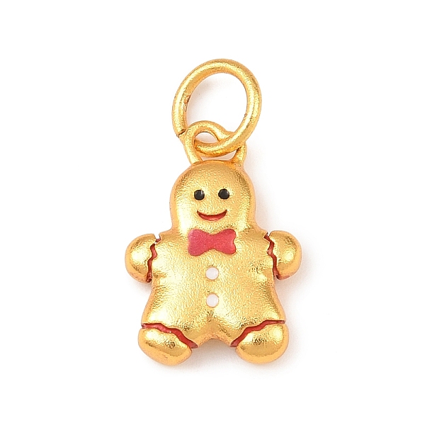 クリスマスの真鍮エナメルペンダント