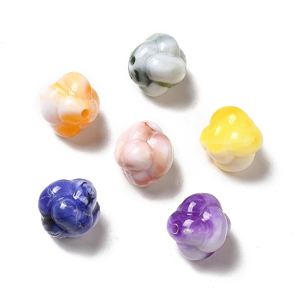 

PandaHall Two Tone Opaque Acrylic Beads, Cloud, Mixed Color, 12x12x12mm, Hole: 1.6mm, about 810pcs/500g Acrylic Cloud Multicolor