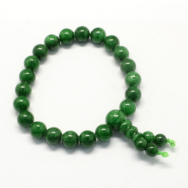 Bouddha Méditation Jade Jaune Bracelets Perles Extensibles