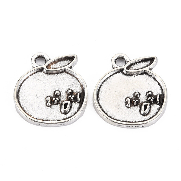 

PandaHall Tibetan Style Alloy Pendant Enamel Settings, Cadmium Free & Lead Free, Orange, Antique Silver, 17x16x1.5mm, Hole: 1.8mm Alloy...