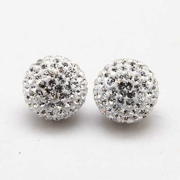 

PandaHall 925 Sterling Silver Austrian Crystal Rhinestone Ear Studs, with Ear Nuts, Round, 001_Crystal, 12mm, Pin: 0.8mm Sterling..., Clear