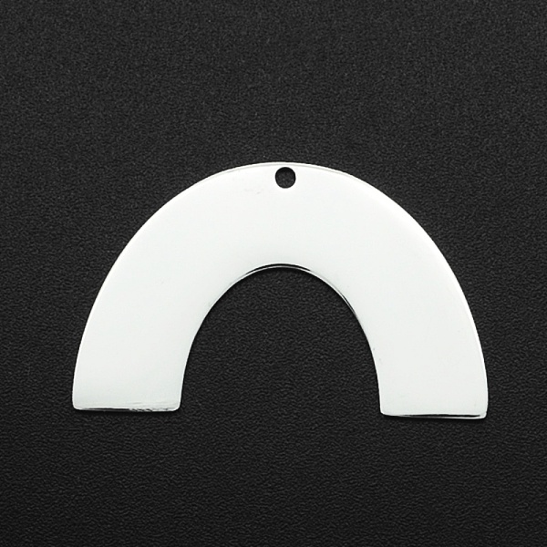 

PandaHall 201 Stainless Steel Pendants, Moon Bridge Shape, Laser Cut, Stainless Steel Color, 21x33.5x1mm, Hole: 1.6mm 201 Stainless Steel...