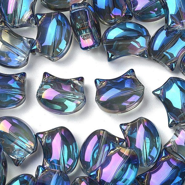 1 Strand Electroplate Glass Beads Strands