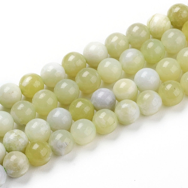 

PandaHall Natural Green Jade Beads Strands, Round, 6mm, Hole: 1mm, about 62pcs/strand, 15.55 inch(39.5 cm) Green Jade Round