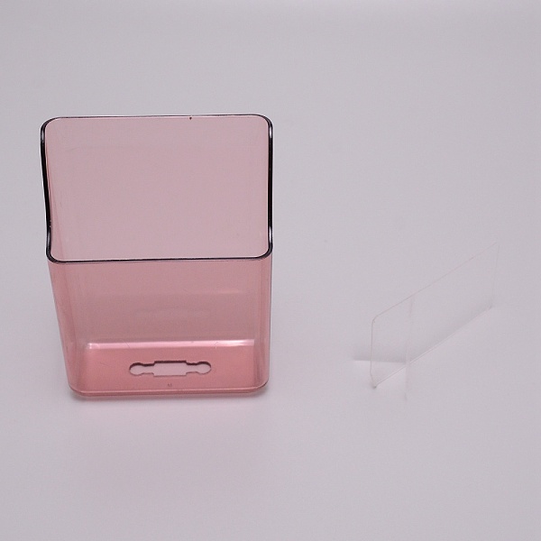 

PandaHall Plastic Storage Box, Wall Decorations Storage Box, Rectangle, Pink, 112x90x43mm, Hole: 8x36mm, Inner Diameter: 38x86mm Plastic...