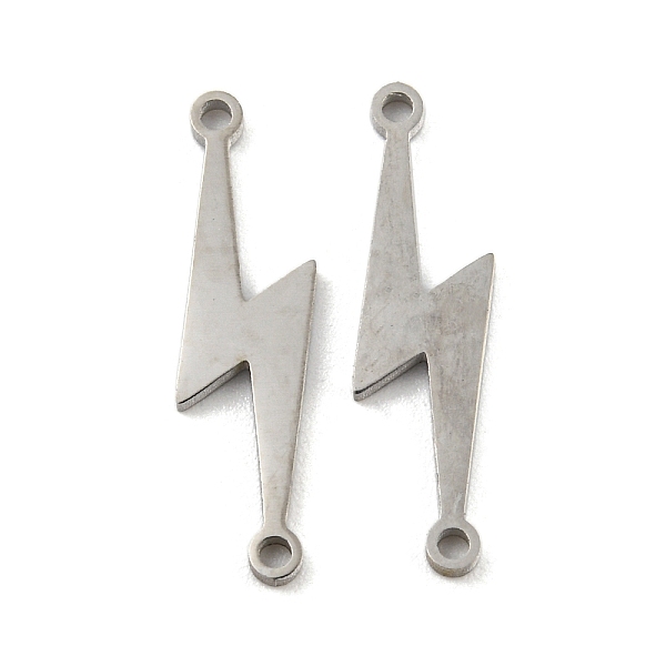 

PandaHall 304 Stainless Steel Connector Charms, Lightning Bolts Links, Stainless Steel Color, 19x5x1mm, Hole: 1mm 304 Stainless Steel...