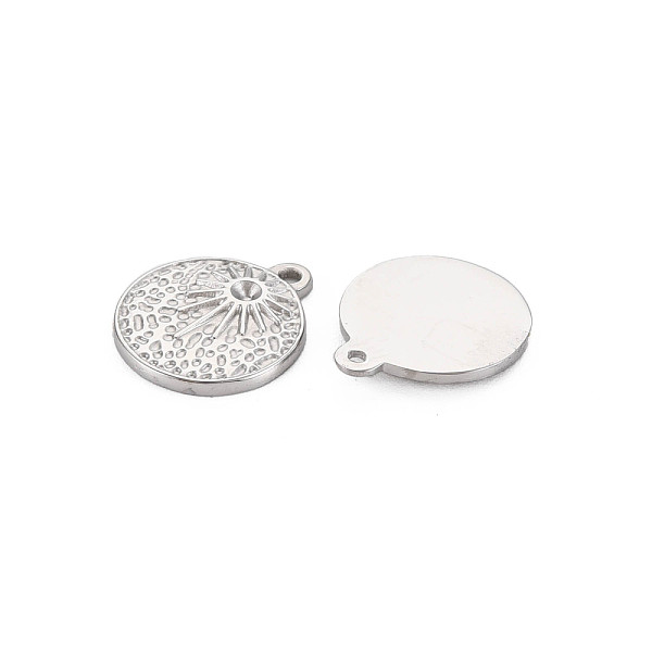 

PandaHall 304 Stainless Steel Pendant Rhinestone Settings, Flat Round, Stainless Steel Color, Fit For 1.8mm Rhinestone, 15x12.5x2mm, Hole...