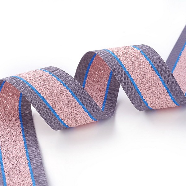 

PandaHall Polyester Ribbon, for Jewelry Making, Colorful, 1 inch(26mm), 50yards/roll(45.72m/roll) Polyester None