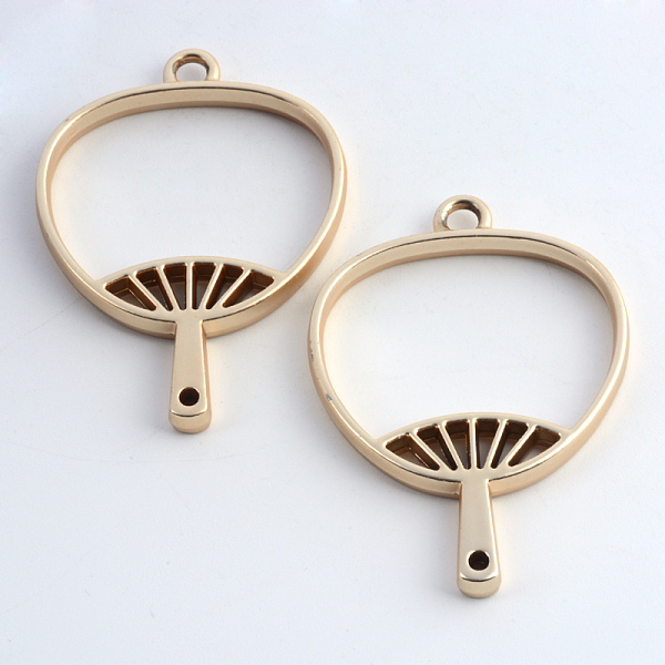 

PandaHall Matte Style Rack Plating Alloy Fan Open Back Bezel Pendants, For DIY UV Resin, Epoxy Resin, Pressed Flower Jewelry, Cadmium Free &...