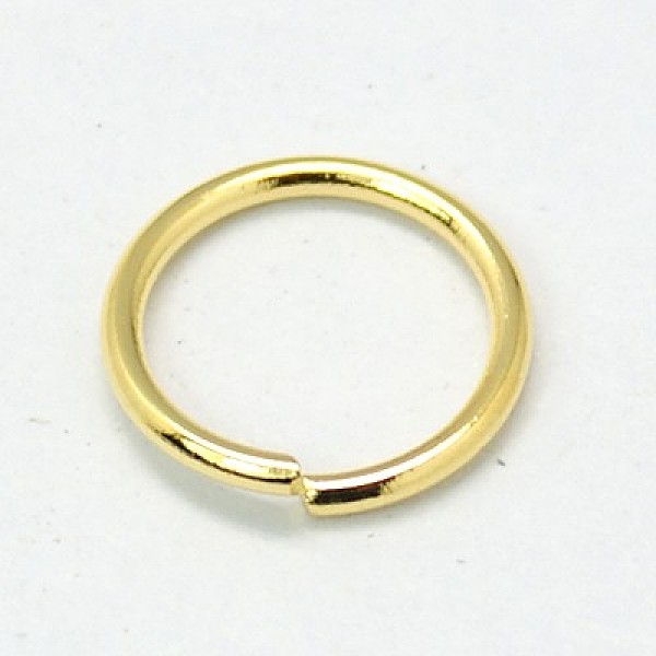 

PandaHall Brass Open Jump Rings, Mixed Size, Golden, 18 Gauge, 4~10x1mm, Inner Diameter: 2~8mm Brass