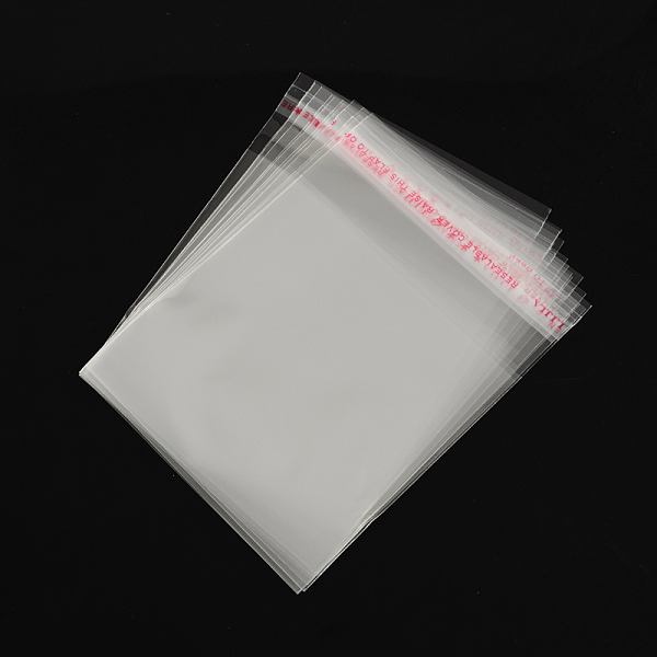 

PandaHall OPP Cellophane Bags, Small Jewelry Storage Bags, Self-Adhesive Sealing Bags, Rectangle, Clear, 10x8cm, Unilateral Thickness...
