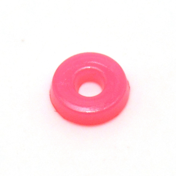 

PandaHall Opaque Acrylic Beads, Flat Round, Deep Pink, 6x1.5mm, Hole: 2mm, about 830pcs/bag Acrylic Flat Round