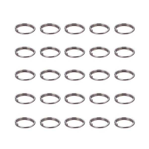

PandaHall About 215 Pcs 7mm 304 Stainless Steel Split Rings Double Loop Jump Ring Chainmail Link Wire 23-Gauge for Jewelry Making Stainless...