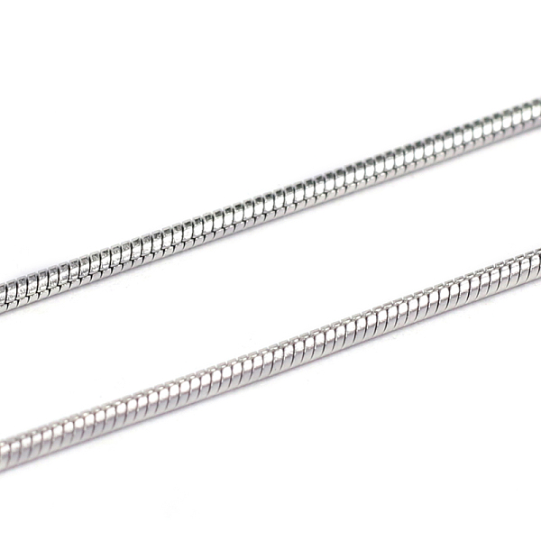 

PandaHall 304 Stainless Steel Round Snake Chains, Soldered, Stainless Steel Color, 1.2mm 304 Stainless Steel