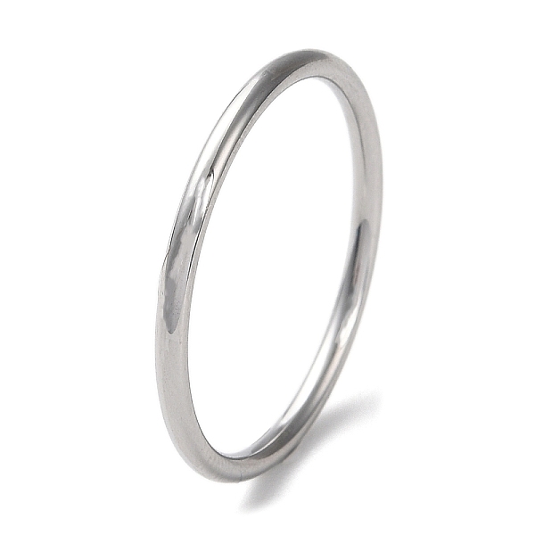 

PandaHall 304 Stainless Steel Simple Plain Band Finger Ring for Women Men, Stainless Steel Color, 1.7mm, Inner Diameter: 21mm 304 Stainless...