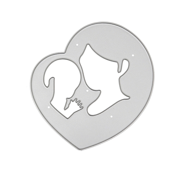 

PandaHall Mother's Day Theme Heart & Woman & Child Carbon Steel Cutting Dies Stencils, for DIY Scrapbooking, Photo Album, Decorative...