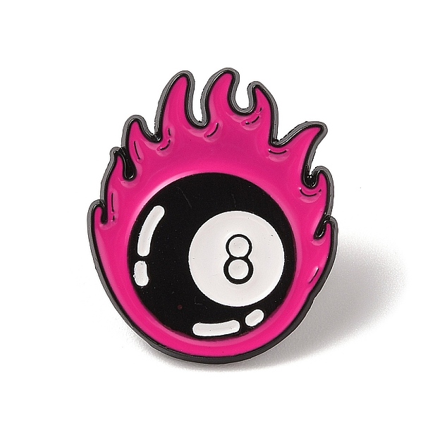 

PandaHall Halloween Themed Enamel Pins, Black Alloy Brooches for Backpack Clothes, 29x24.5x1.5mm Alloy+Enamel Others Pink
