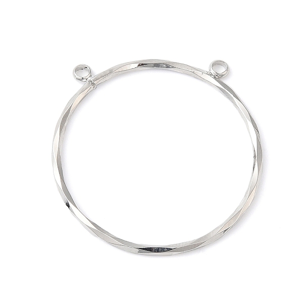 

PandaHall Brass Open Back Bezel Connector Charms, Nickel Free, Ring, for DIY UV Resin, Epoxy Resin, Pressed Jewelry Making, Real Platinum...