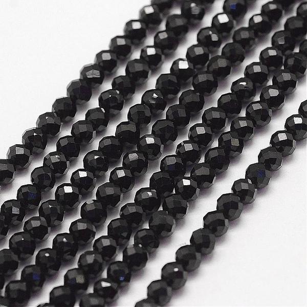 

PandaHall Natural Spinel Bead Strands, Faceted, Round, 3mm, Hole: 0.5mm, about 138pcs/strand, 15 inch Spinel Round