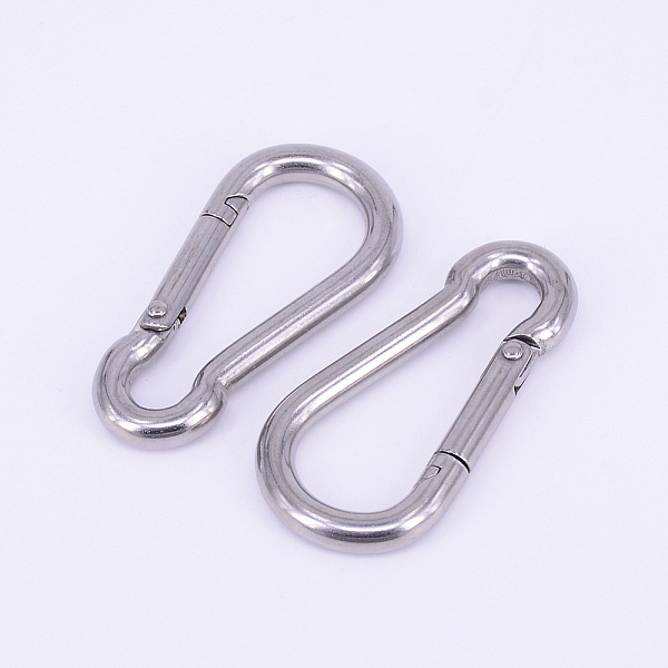 

PandaHall 304 Stainless Steel Rock Climbing Carabiners, Key Clasps, Stainless Steel Color, 79.75x39.9x7.85mm 304 Stainless Steel Others