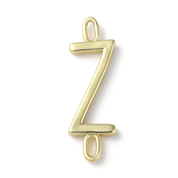 

PandaHall Rack Plating Brass Connector Charms, Cadmium Free & Lead Free, Long-Lasting Plated, Real 18K Gold Plated, Letter Z, 22.5x7x1.5mm...
