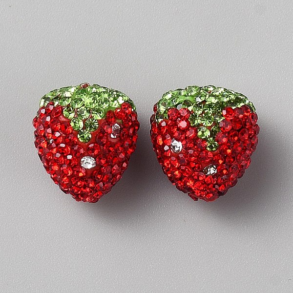 Perles de strass en pâte polymère manuelles