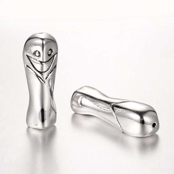 

PandaHall Carved CCB Plastic Tube Beads, Antique Silver, 54x19mm, Hole: 2mm Plastic Tube
