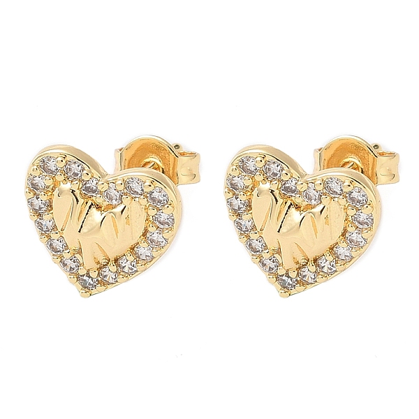 Brass Micro Pave Cl… - image