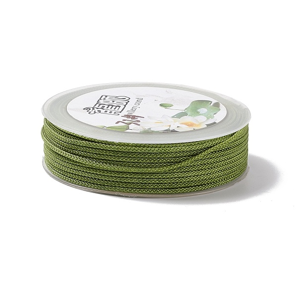 

PandaHall Braided Nylon Threads, Dyed, Knotting Cord, for Chinese Knotting, Crafts and Jewelry Making, Yellow Green, 1.5mm, about 13.12...
