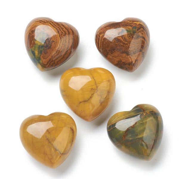 Natural Pietersite Heart Love Stone