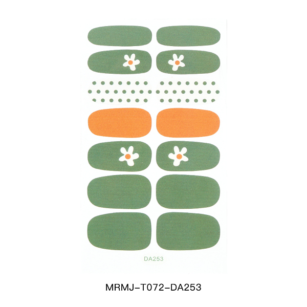 

PandaHall Full Cover Nail Art Stickers, Glitter Powder Decals, Self Adhesive, for Nail Tips Decorations, Polka Dot Pattern, 25x9~15.5mm..., Green