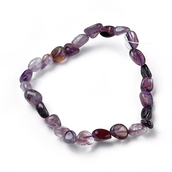 Natürliche Auralite Bead Stretch Armbänder