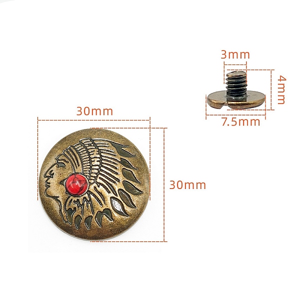 Alloy Decorative Bu… - image
