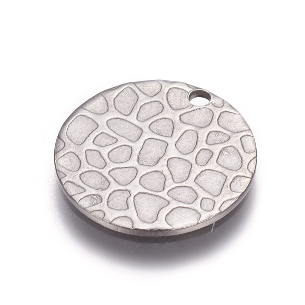 

PandaHall Stainless Steel Pendants, Flat Round, Stainless Steel Color, 15x1mm, Hole: 1.5mm Stainless Steel Flat Round
