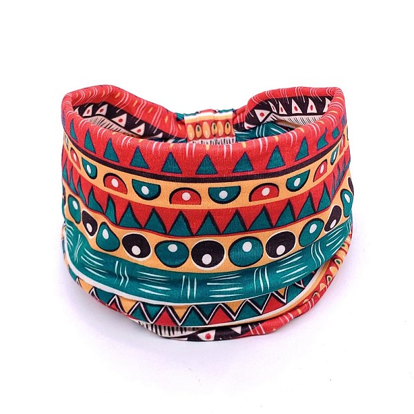 

PandaHall Polyester Boho Stretch Wide Knot Turban Headband, Yoga Head Wraps Elastic Headband for Women and Girls, Teal, 240x150mm Polyester..., Cyan