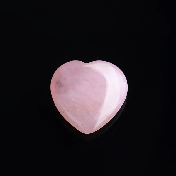 

PandaHall Natural Rose Quartz Love Heart Stone, Pocket Palm Stone for Reiki Balancing, Home Display Decorations, 20x20mm Rose Quartz Heart