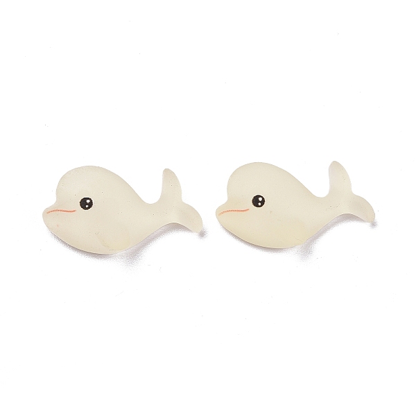 

PandaHall Resin Beads, No Hole/Undrilled, UV Resin Filling Accessories, Dolphin, White, 28x16mm Resin Dolphin White